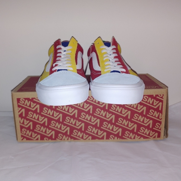 Multicolored color block sk8 low top vans - Picture 4 of 9